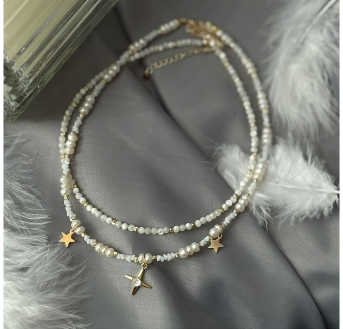 Start charm beads bracelet