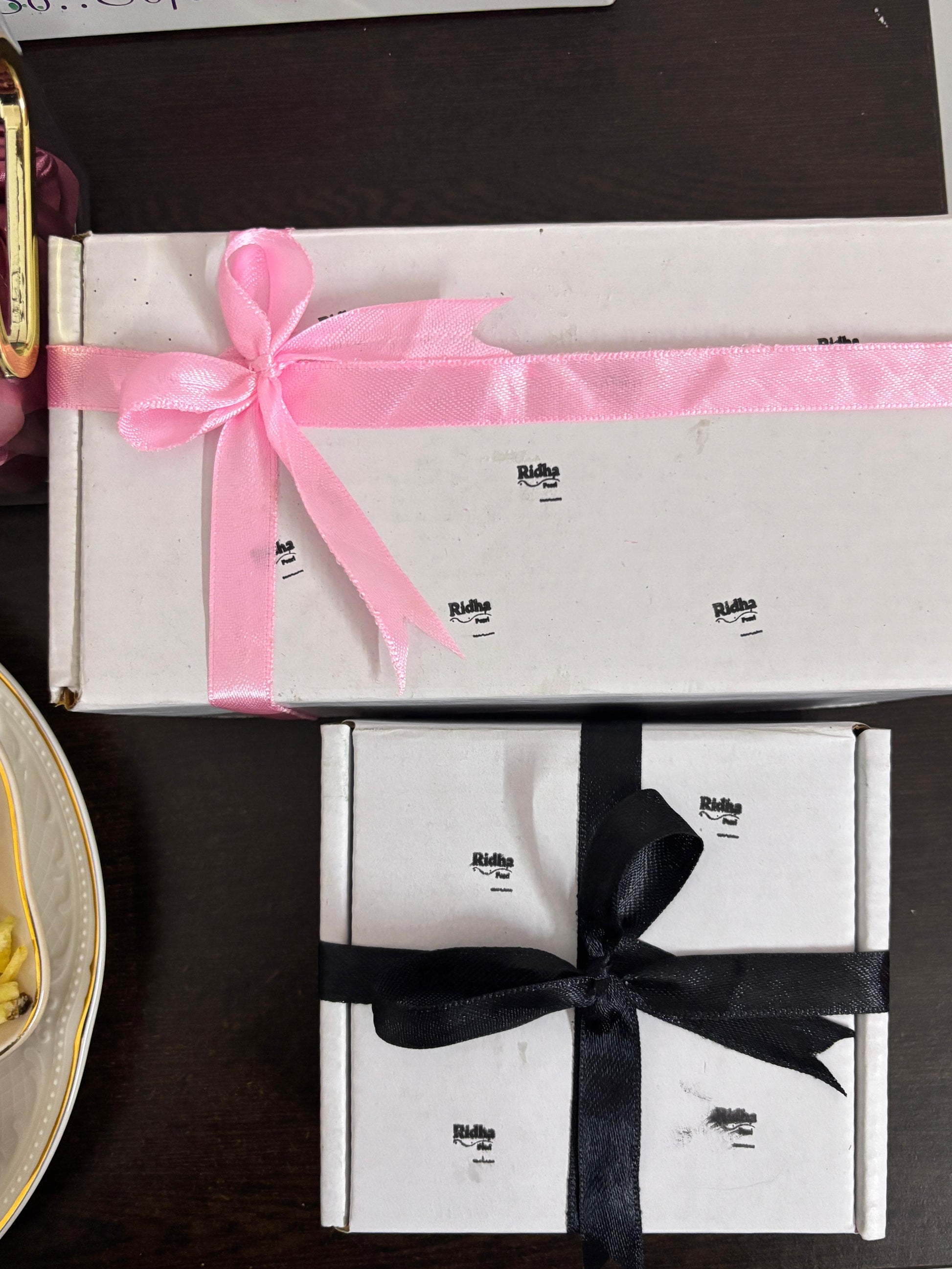 Aesthetic luxury gift box with jewellery by ridhapearls 