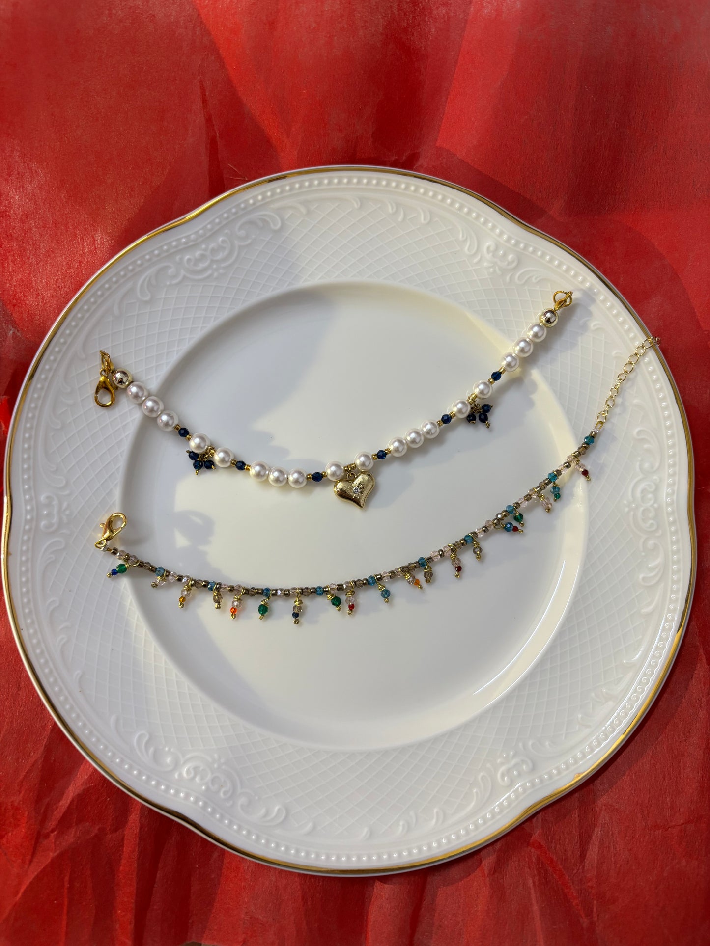 Aesthetic pearl jewellery set for women