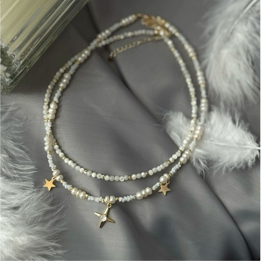 Start charm beads bracelet