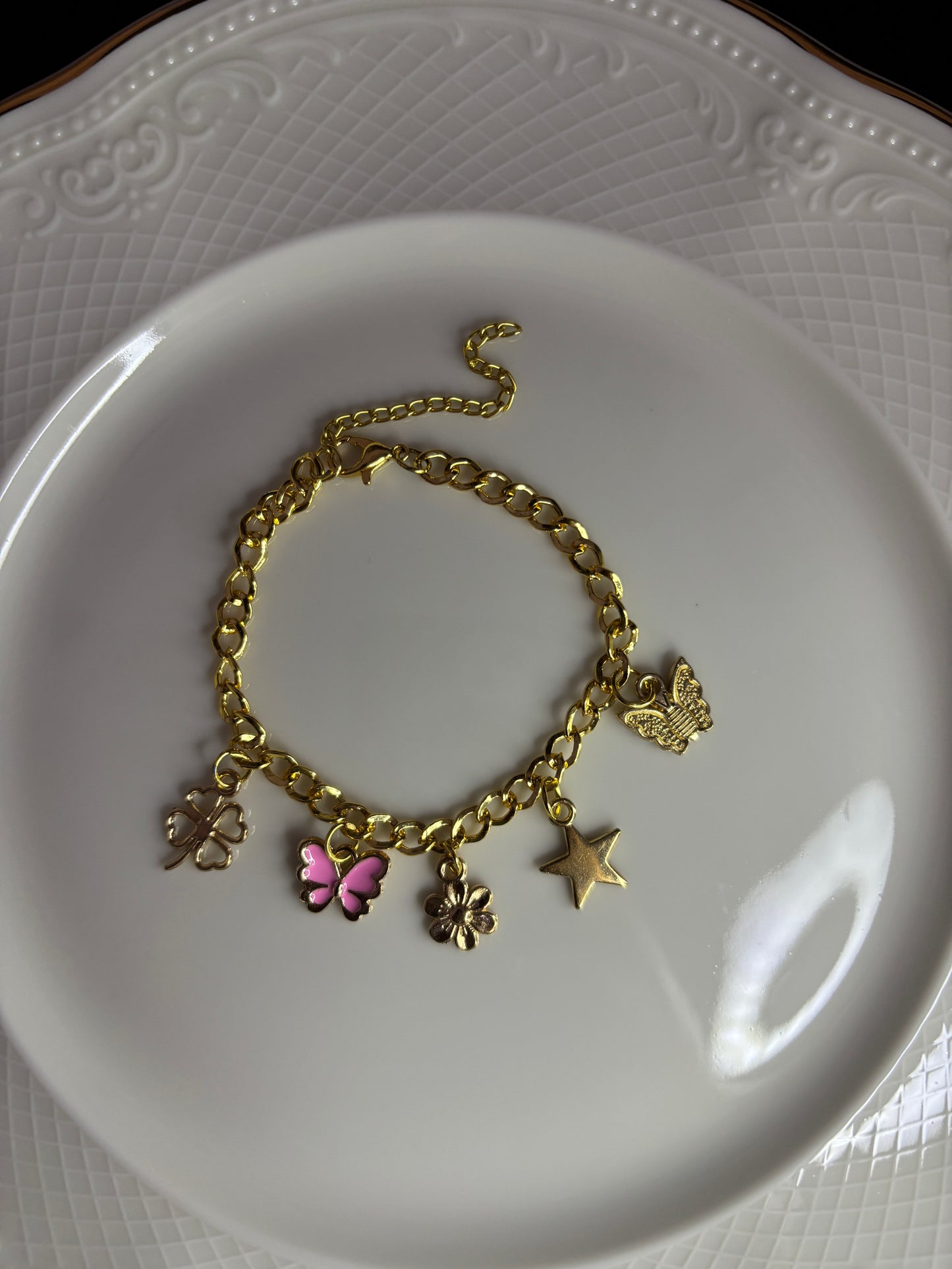 Elegant charm bracelet for girls and women