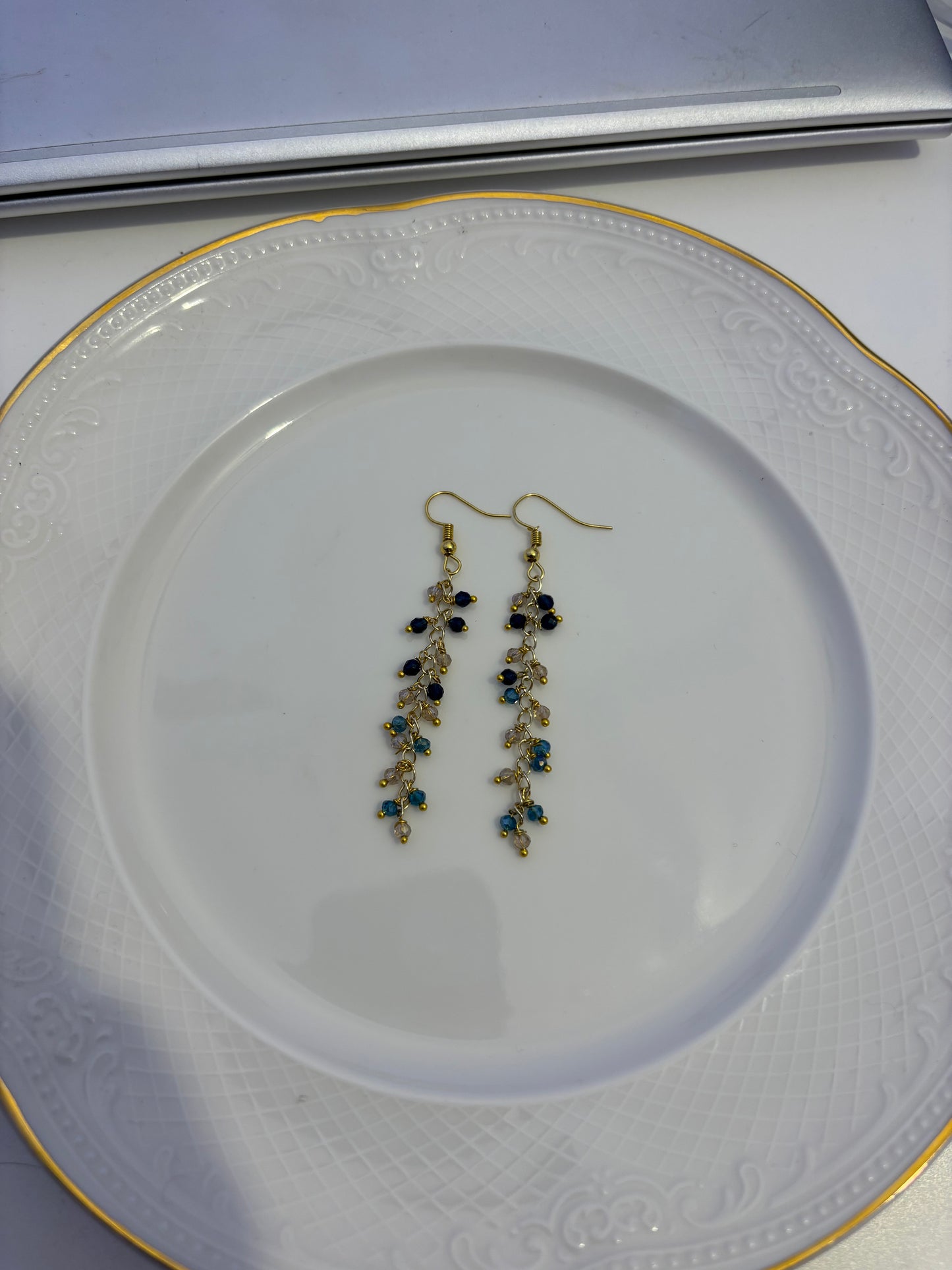 Multilayer Beads Grape Earrings | Anti-Tarnish Elegant Statement Earrings for Women India