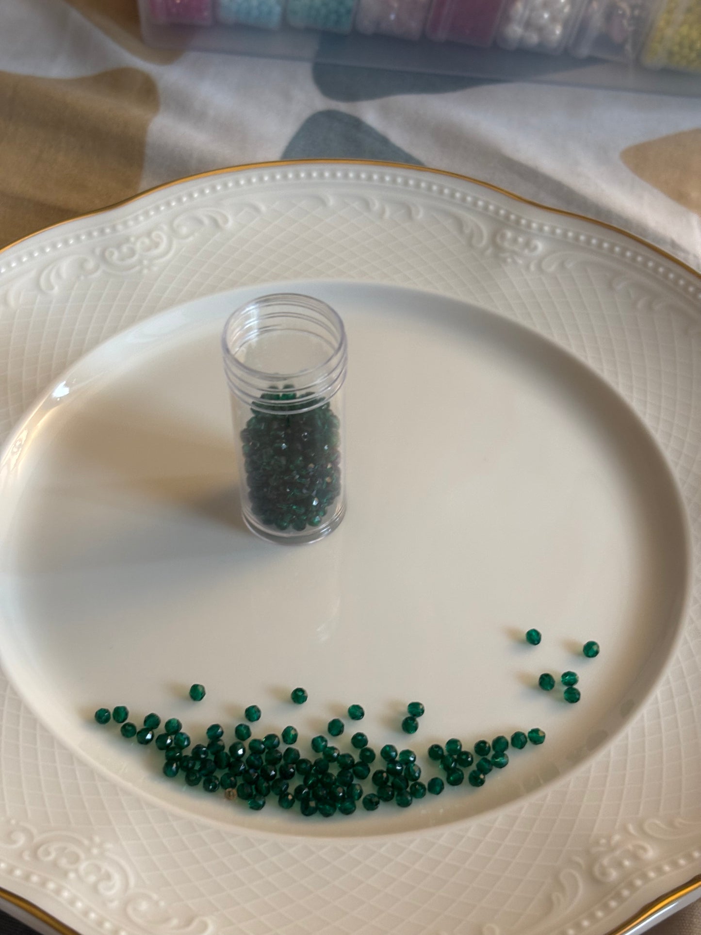 Green beads