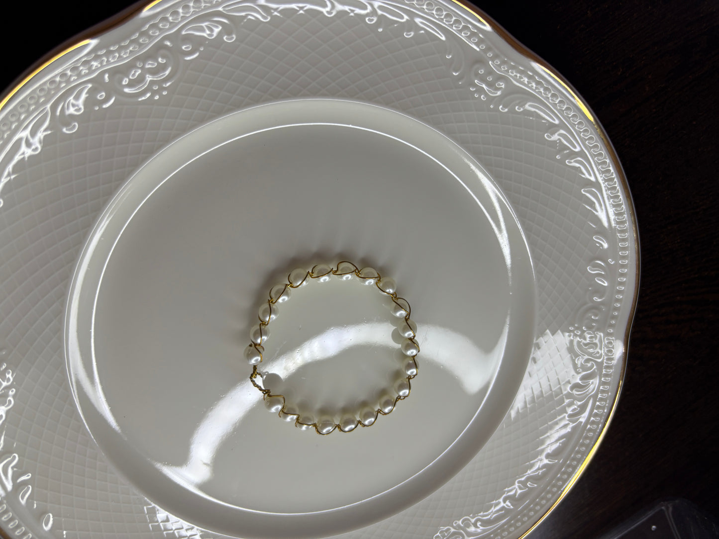 Elegant White Pearls & Beads Bracelet for Women | Handcrafted Bridal & Daily Wear – RidhaPearls