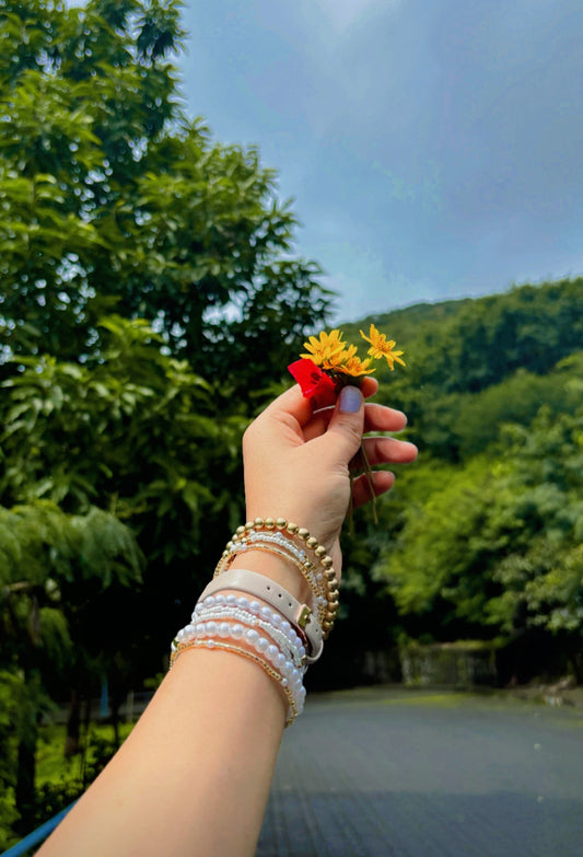 Elegant Multilayer Beads Bracelet for Women | Handcrafted Statement Jewellery – RidhaPearls