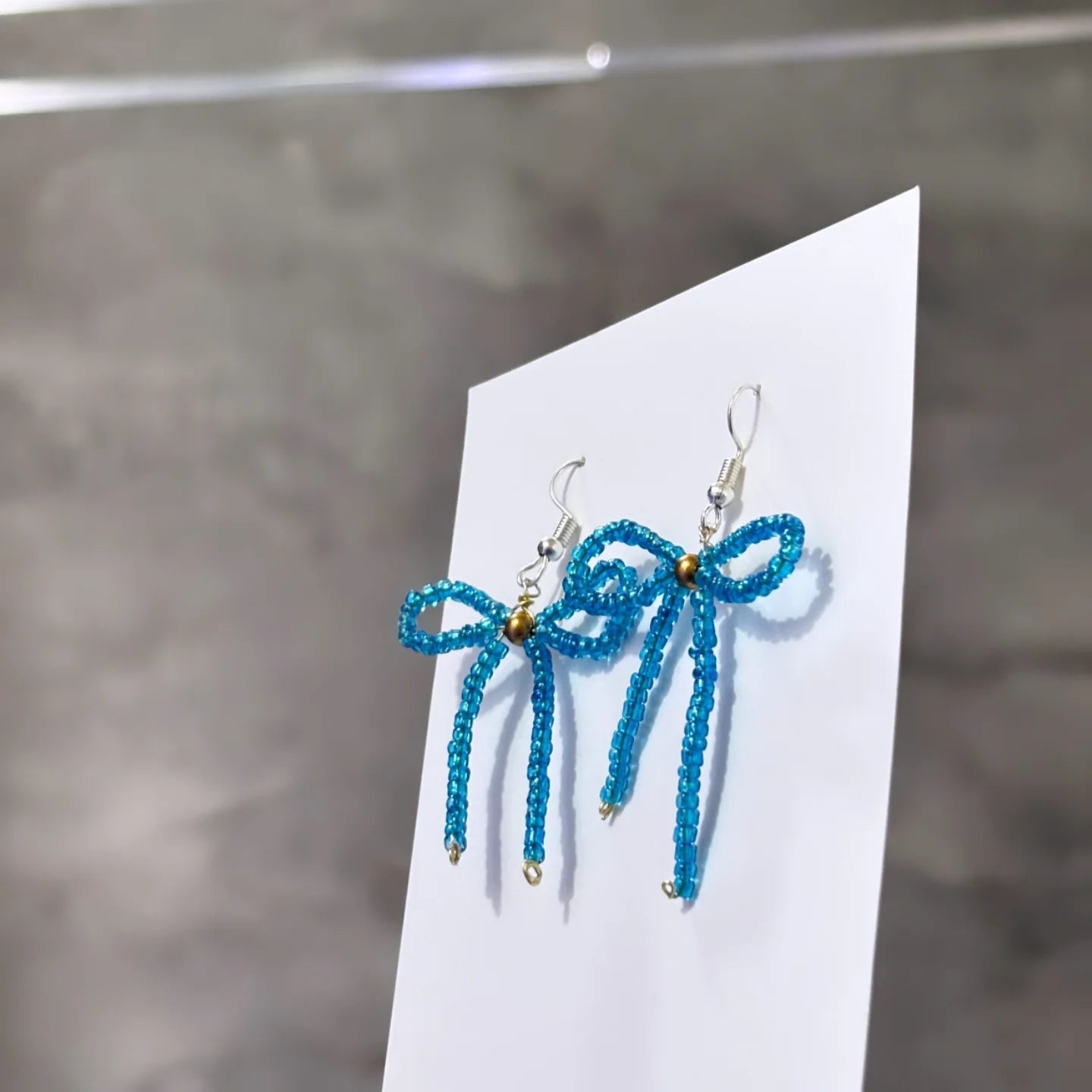 Cute Blue Bow Earrings for Women & Girls | Trendy Lightweight Jewellery – RidhaPearls