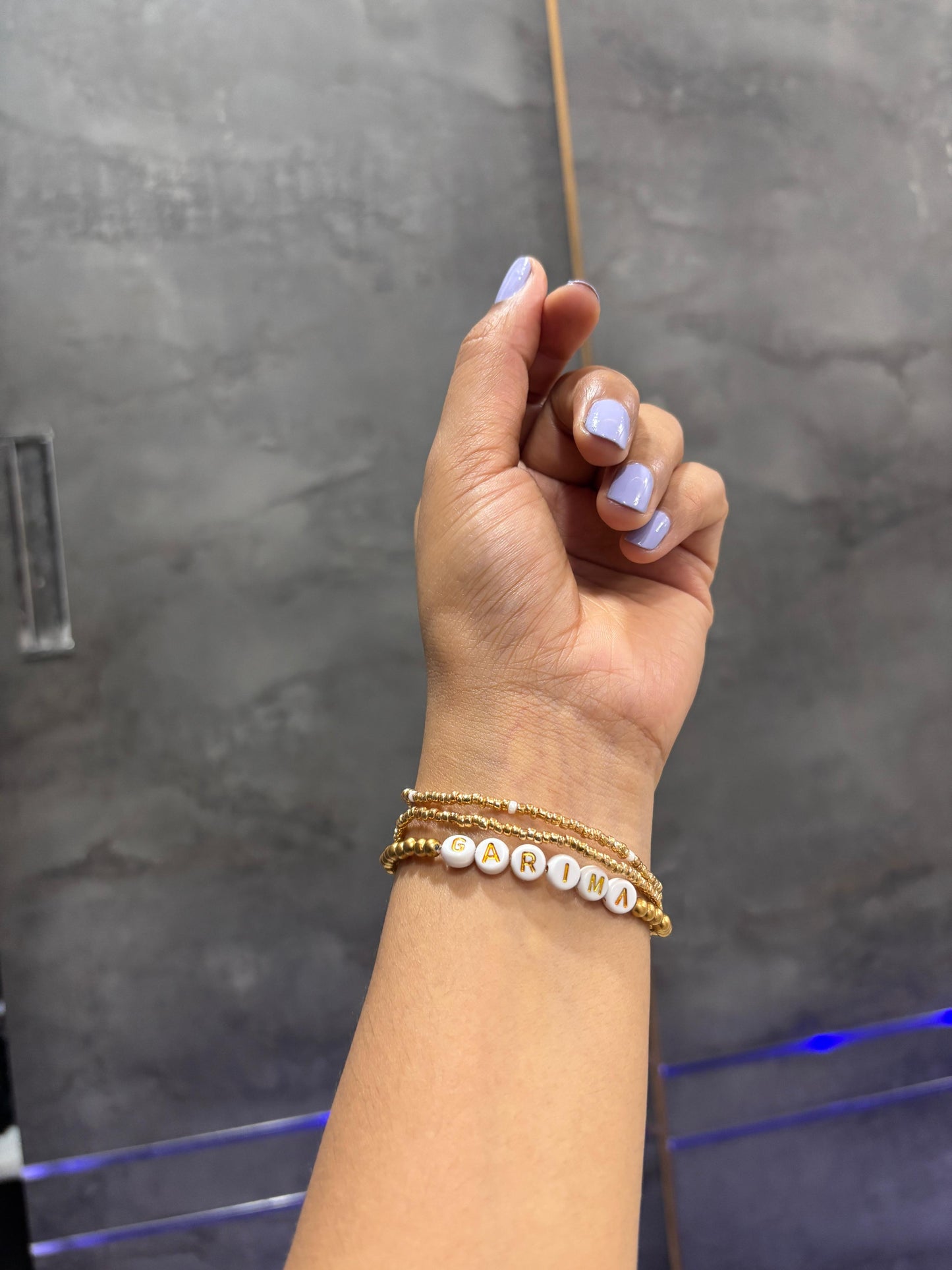 Customized Name Bracelet for Women & Girls | Personalized Handmade Jewellery – RidhaPearls